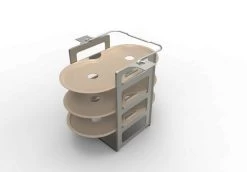 CASTELINE Poêle Grill Carrée Amovible Inox Multiply CRISTEL 30 Cm -Cuisine Articles Magasin casteline poele grill carree amovible inox multiply cristel 30 cm 2