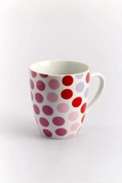 EASY LIFE GEOMETRIC ART Paire Tasse à Déjeuner Porcelaine Fine 400 Ml EASYLIFE