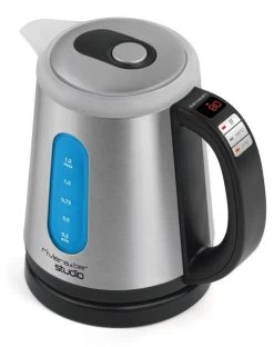 Théière En Fonte émaillée 0.6 L Rayée La Cafetière Kitchen Craft Rouge